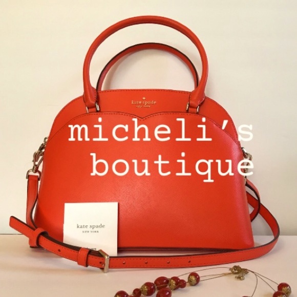 kate spade Bags Soldkate Spade Payton Medium Dome Satchel Coral